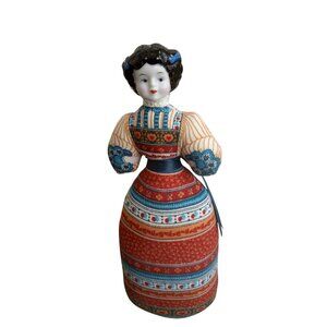 Avon Porcelain Head Doll With Lavender Fragrance Sachet